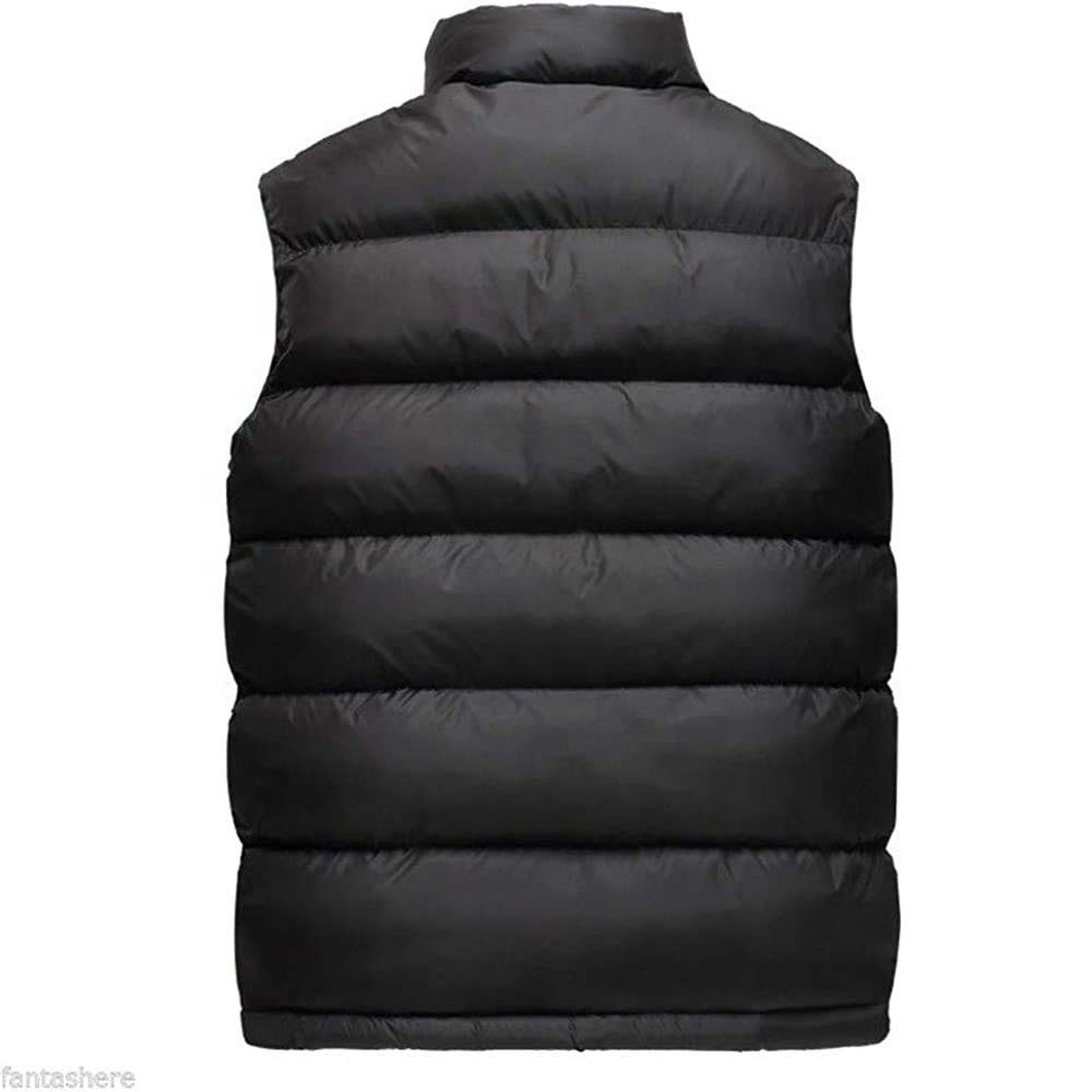 Customized Causal Men's gilet Lightweight Water Resistant Packable stand caller bubble Puffer vest