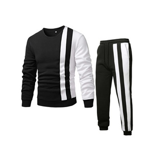 Custom Wholesale Manufacturer Sweat Suits French Cotton Terry Tracksuit Sweatsuit Unisex Sets Men's Sportswear Hoodie Pants Set