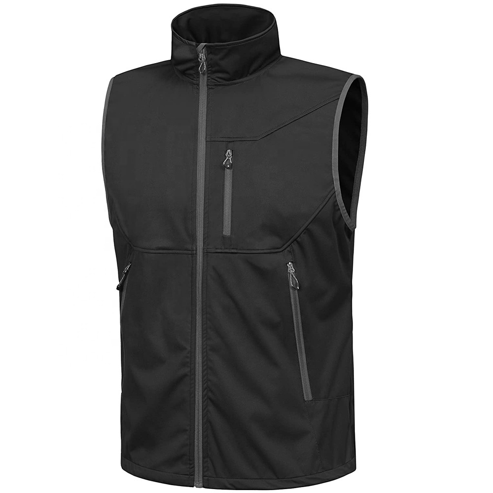 Custom hooded Men Outdoor Lightweight Packable padded Puffer softshell Sleeveless Casual puffy Work Down Vests Wholesale Women's