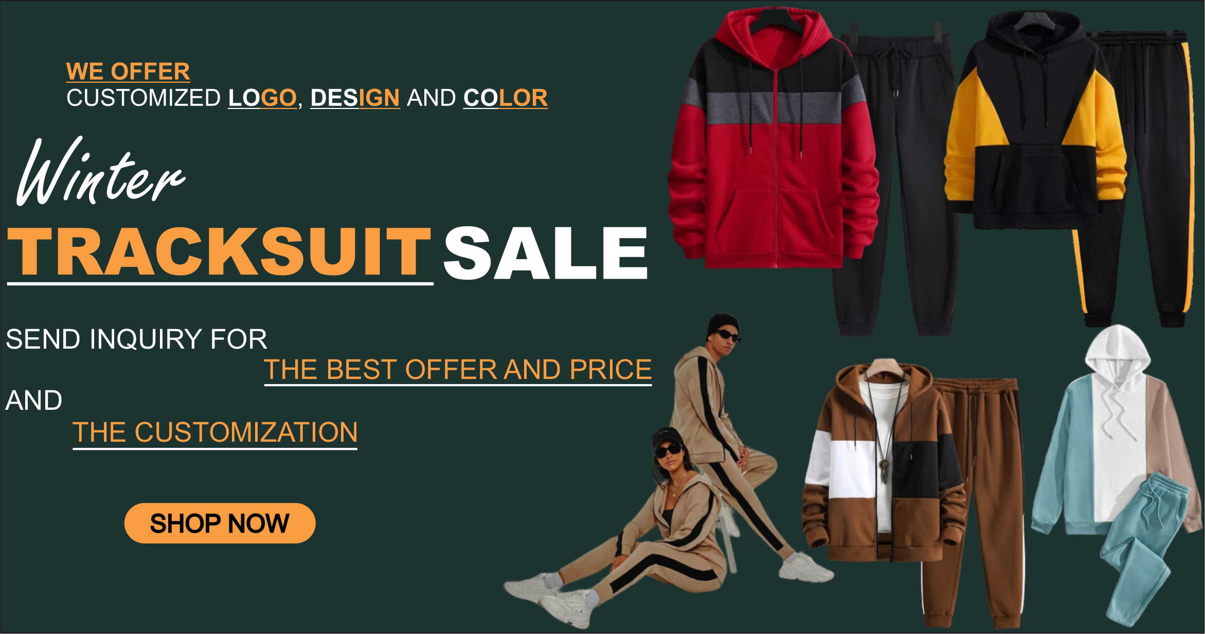 men's hoodies & sweatshirts sweat suit US European size Custom Training Jogging Tracksuits for Men Slim Fit Cargo Sweat