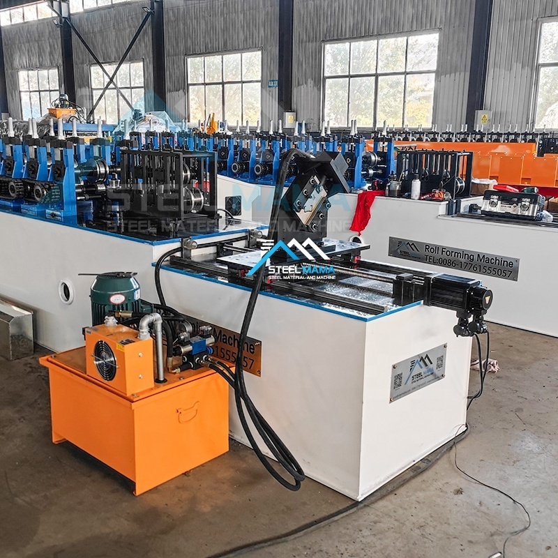 30M cold rolled aluminum c purlin used metal roll forming machine c channel steel roll forming machine