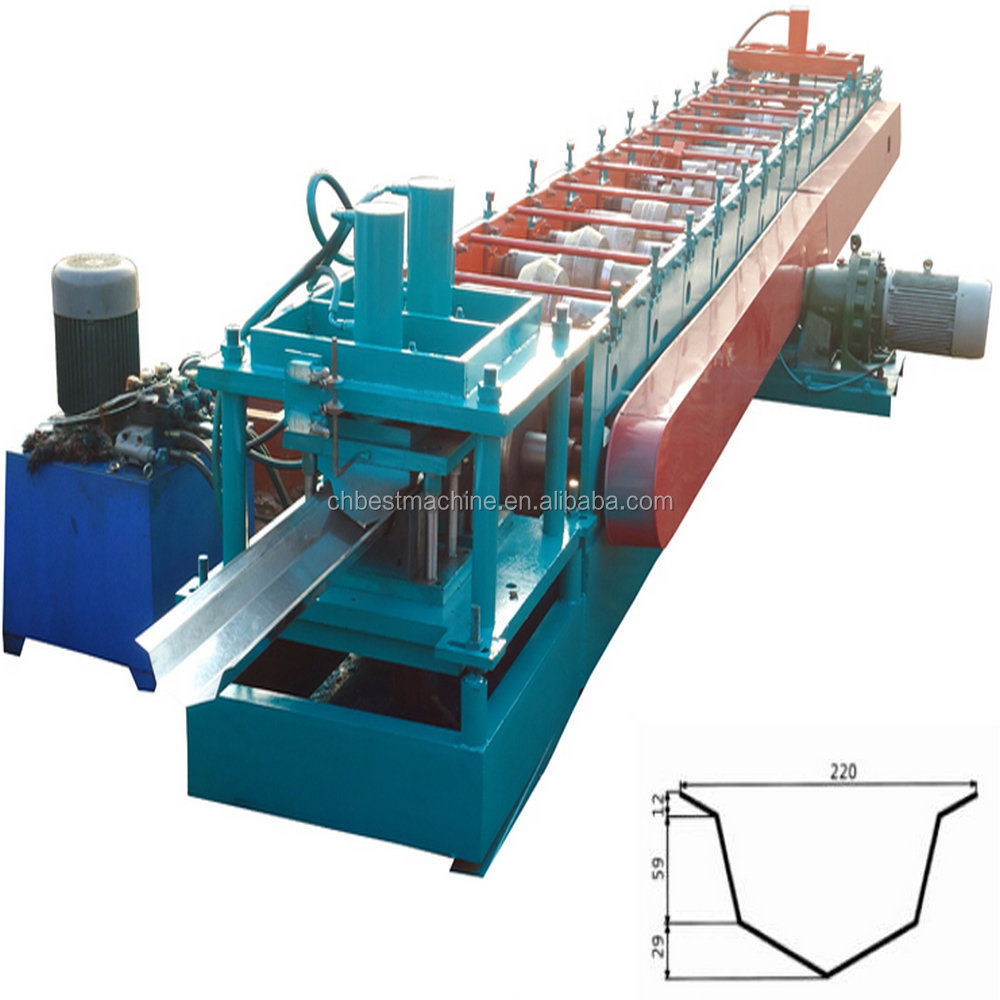 Rain Gutter Water Tube Roll Forming Machine