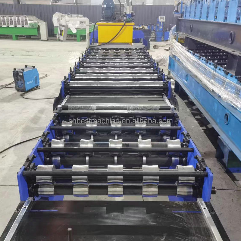 Metal Roofing Sheet Double Layer Making Roll Forming Manufacturing Machine