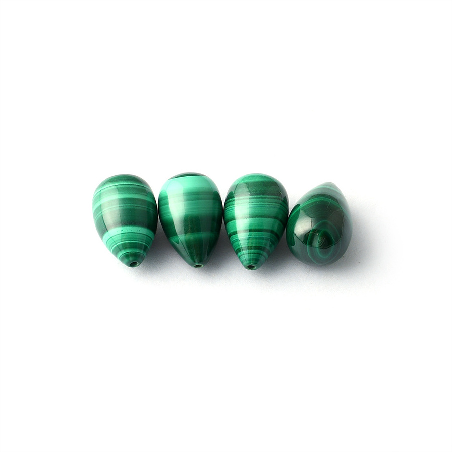 Nature malachite gemstone beads natural carved raw gemstone jewelry malachite