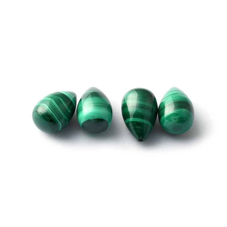 Nature malachite gemstone beads natural carved raw gemstone jewelry malachite