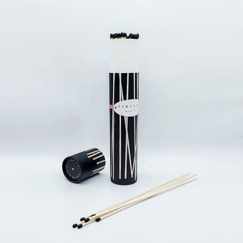 Cylinder custom matches long fireplace matches tube safety matches