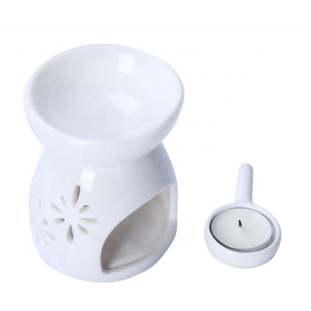 Wholesale Modern Home Decor Custom Incense Wax Burner Ceramic Candle Oil Burner Wax Melt Burner