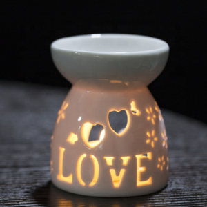 Wholesale Modern Home Decor Custom Incense Wax Burner Ceramic Candle Oil Burner Wax Melt Burner