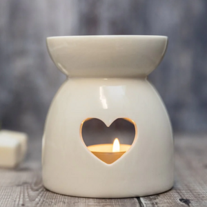 Table PERFUME Lamp Wholesale Cute Scented Burner Heart Ceramic Candle Oil Wax Melt Warmer Lantern porcelain essential oil burner