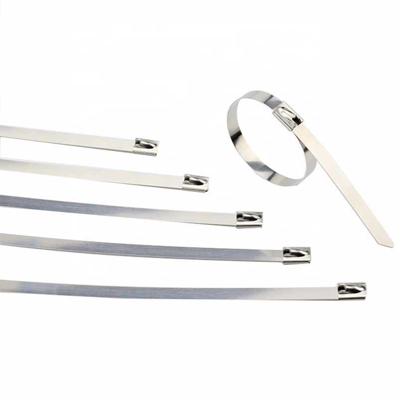 Stainless Steel Ball Lock Cable Tie Metal Zip Ties