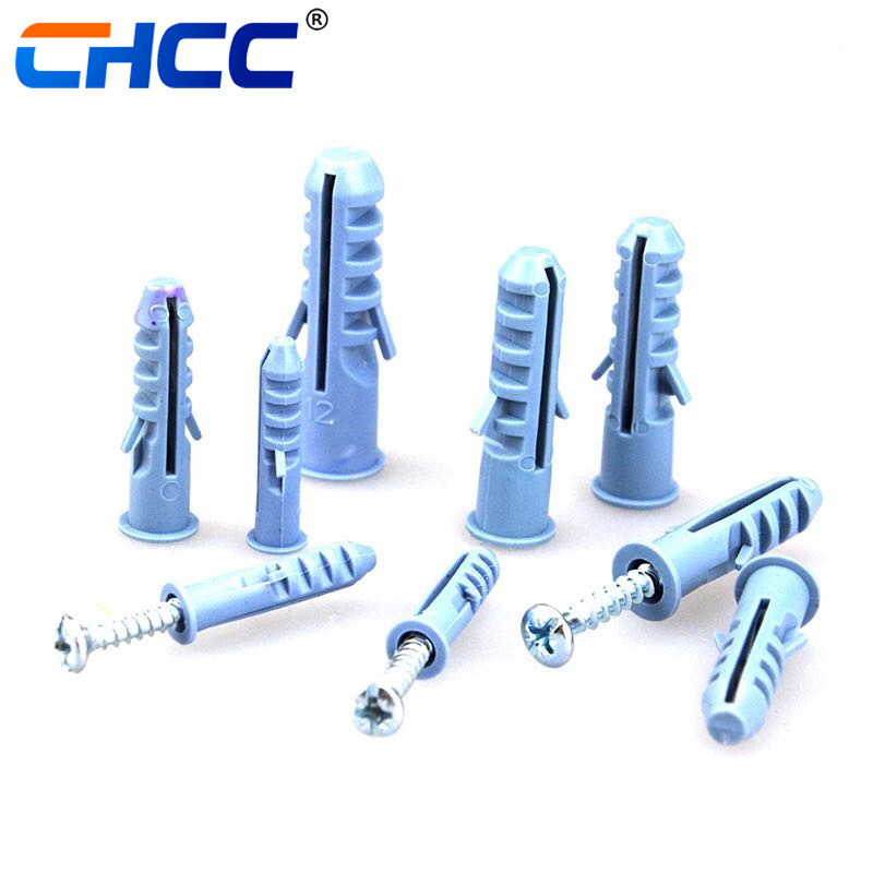 Plastic Expansion screw Tube Pipe Wall Anchors Plugs