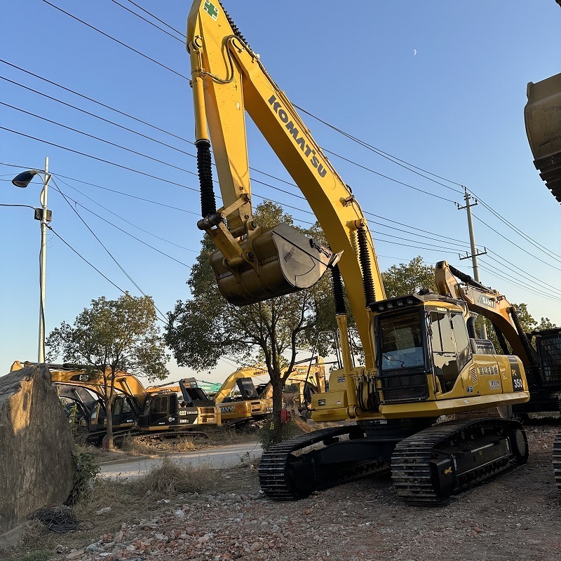 Original imported Komatsu PC350 Used excavator second hand Komatsu PC350 400 450 large crawler earth moving digger