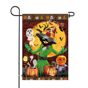 Halloween 3D Garden Flag Outdoor Decorations for Outside Double-Sided Printed 12x18