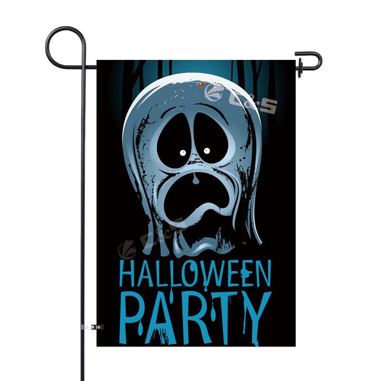 Halloween 3D Garden Flag Outdoor Decorations for Outside Double-Sided Printed 12x18