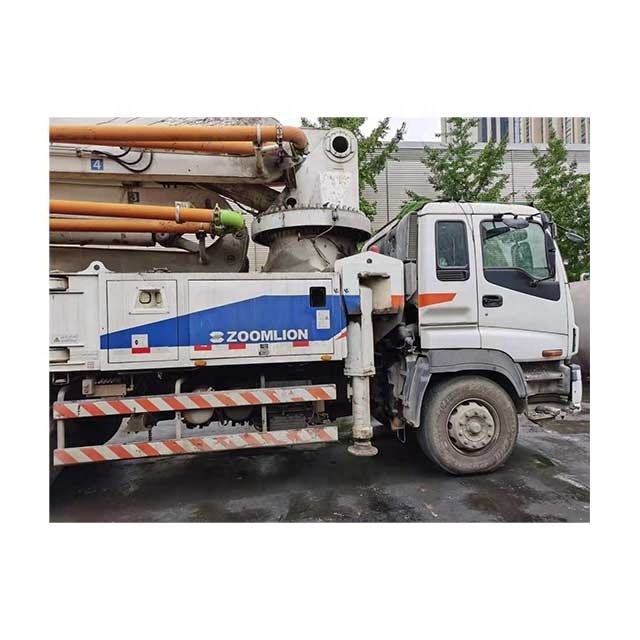 Used 2012 Truck Mounted Concrete Pumps Zoomlion ZLJ5335THB 47X-5RZ Used Concrete Pumps Zoomlion 47M Concrete Pump Truck On Sales