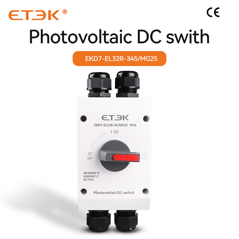 ETEK isolation switch EKD6  connector 50Hz IP56 disconnector