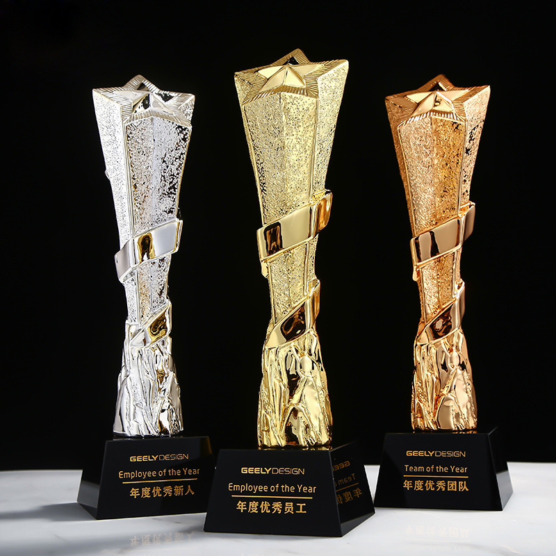 MH-NJ00715 Wholesale Custom Cheap Trophies Awards Customized Blank Plaque Wood Glass Crystal Resin Award