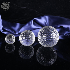 MH-L0028 souvenirs gifts crystal ball glass crystal golf ball