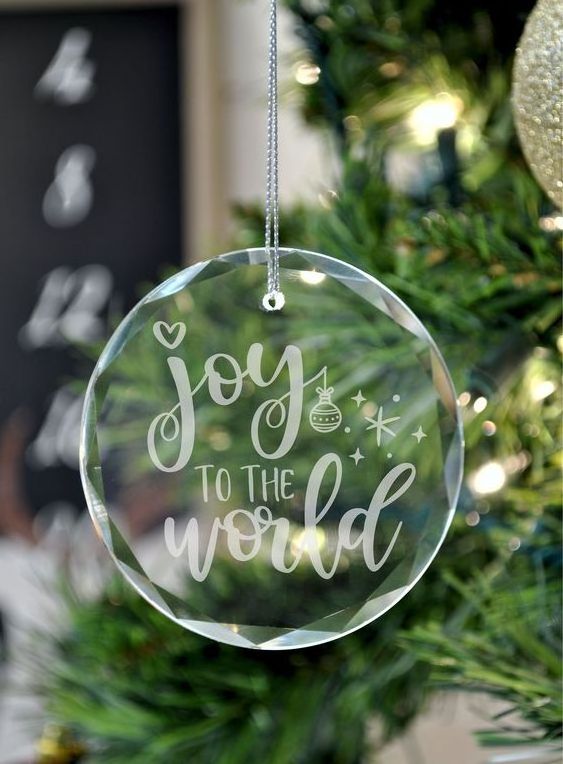 MH-DS0308 Blank Crystal Christmas Ornament Round Glass Ornament K9 Crystal Blank Hanging Crystal Glass Ornaments