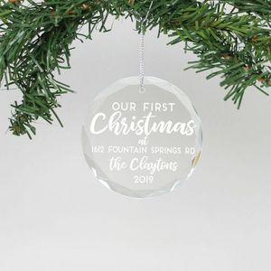 MH-DS0308 Blank Crystal Christmas Ornament Round Glass Ornament K9 Crystal Blank Hanging Crystal Glass Ornaments