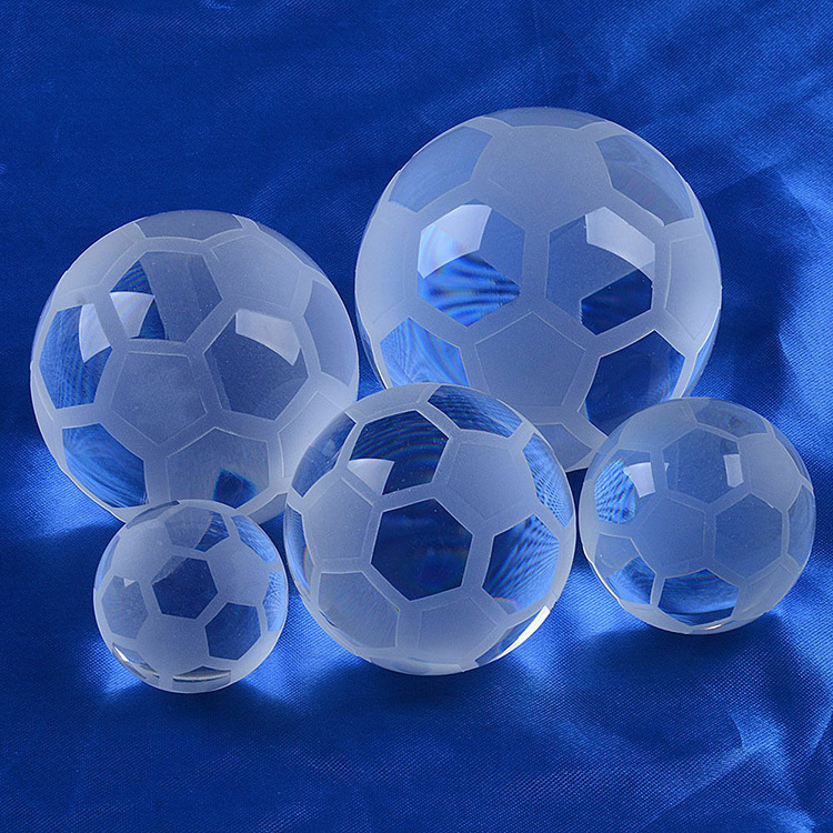 k9 crystal globe soccer ball crystal football paperweight