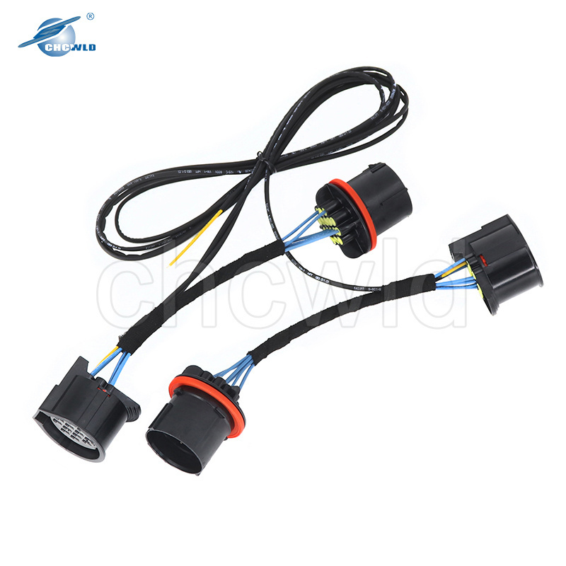 Custom Automotive LED Light and Motorcycle Headlight Wire Harness for Automobile Application