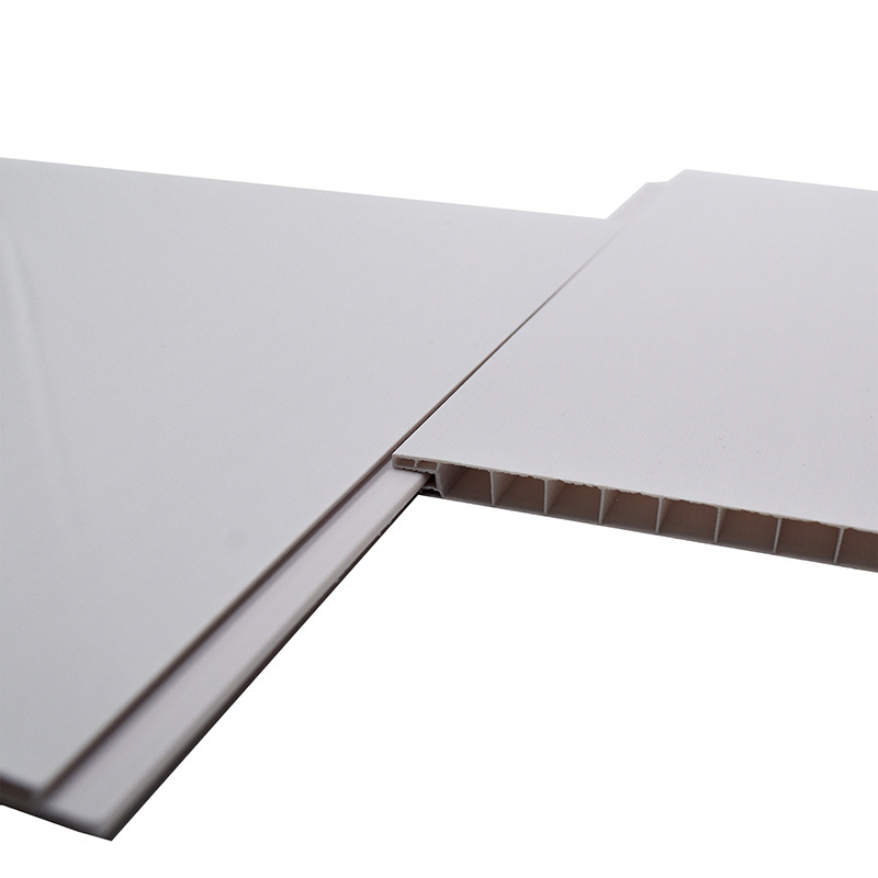 Interlocking White Plain Indoor Wall Plastic PVC Ceiling Panels Lamination Decoration Covering Tile Bathroom