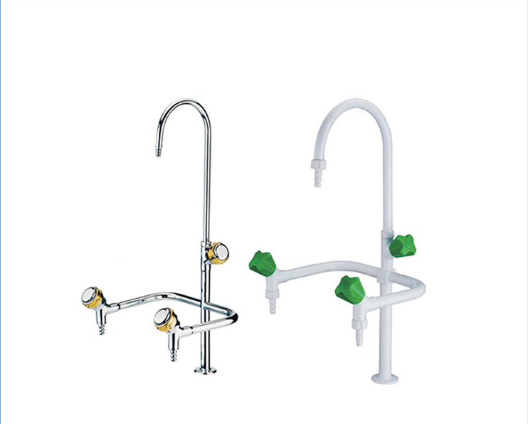 Hot Sale Lab Sink Tap double handle Laboratory Gas Faucet For School