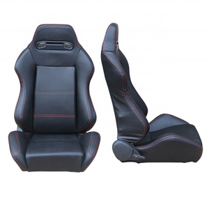 Universal and JDM Racing Sport Seats Reclinable Clothes/Blue Strip Left/Right Racing Bucket Seats Slider