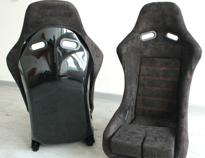 Universal and JDM Racing Sport Seats Reclinable Clothes/Blue Strip Left/Right Racing Bucket Seats Slider