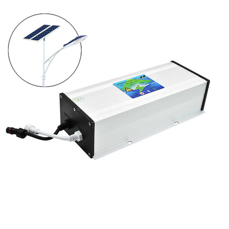 SIPANI 18650 Ncm 12v 60ah Lithium Ion Battery With Ip65 Aluminium Alloy Box For Solar Street Light CCTV Camera System