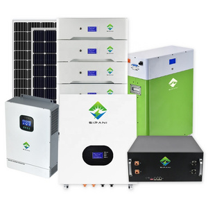 10kw 15kw 25kw 30kw 50kw Household Solar Energy System Complete Home Use Solar Power Energy Storage System With Lithium Battery