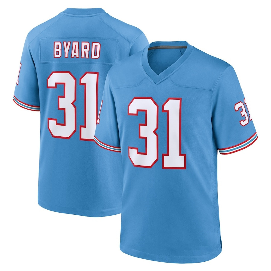 Wholesale American Football Jersey #22 Derrick Henry 34 Earl Campbell 31 Kevin Byard Stitched USA Football Uniform