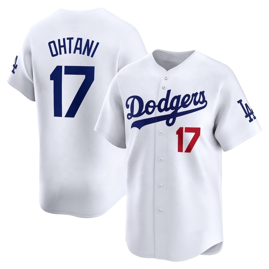 Wholesale Stitched Los Angeles Baseball Jersey Men's White American Baseball Softball Uniform #17 Ohtani 50 Betts