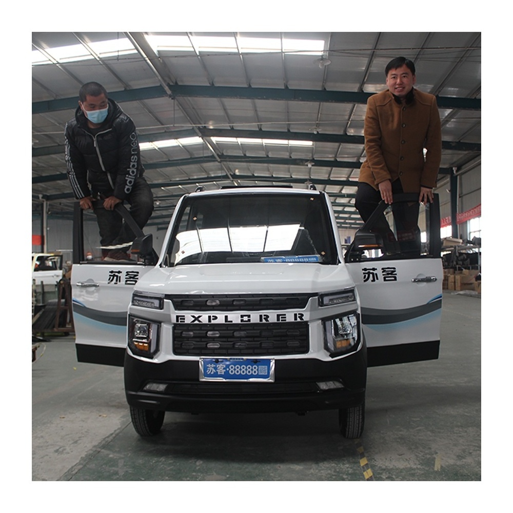 No License Need Steering 60km/h Vehicle SUV with Handle / New Right Hand Drive RHD Electric Mini Jeep Car without License