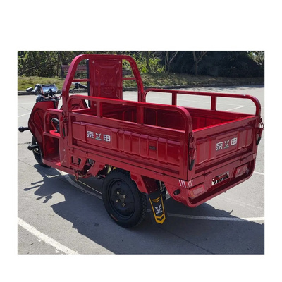 Heavy Carry Load 3 Wheel Electric Tricycle for Delivery Cargo / Tunisia Ghana Algeria 3 Wheeler Dumper Cargo Vehicle Tricycle