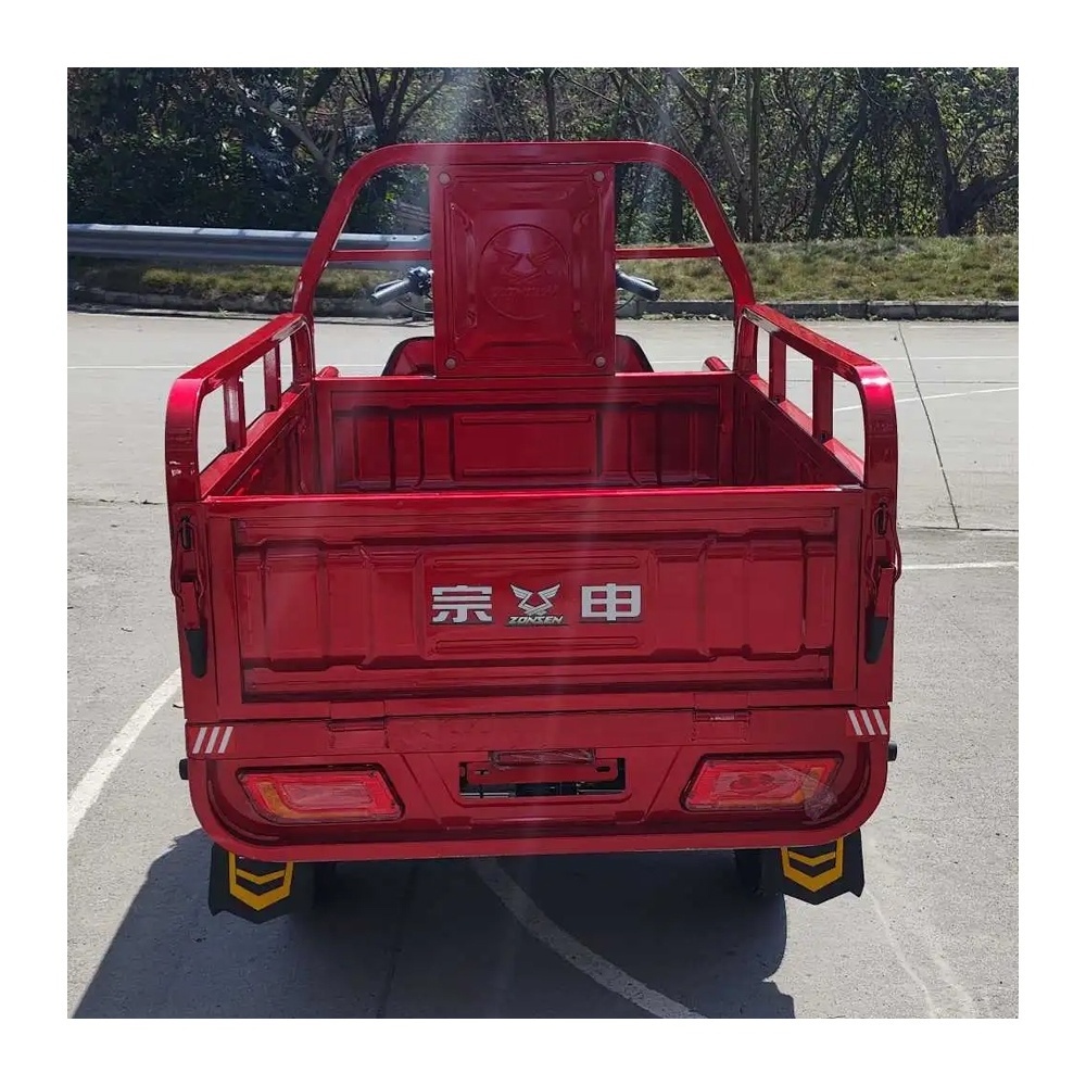 Heavy Carry Load 3 Wheel Electric Tricycle for Delivery Cargo / Tunisia Ghana Algeria 3 Wheeler Dumper Cargo Vehicle Tricycle