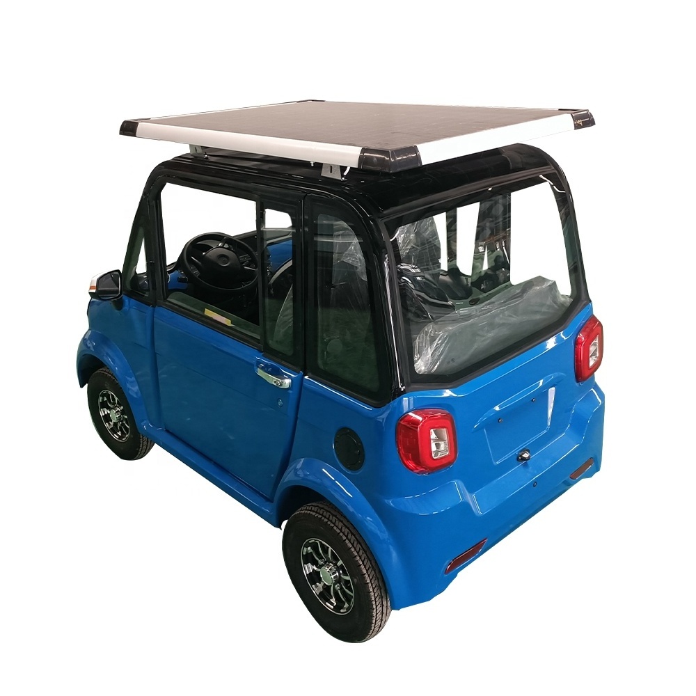 45km Two Doors 2kW Luxury Small Electric Car Adult Vehicle / Bangladesh Cheap Adult 4 Wheel 2 Door Electric Mini EV Car for Sale