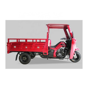 Commercial 5 Wheel Petrol Engine Tricycle de cargaison for Sale / Adult Gas Powered 3 Wheel Dump Truck Cargo Motorcycle Tricycle