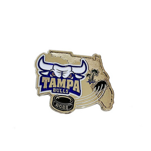 TAMPA BULLS commemorative metal badges