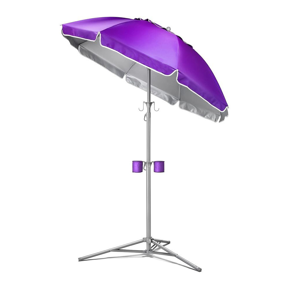 Red Bule Yellow Purple Beach Umbrella Portable Outdoor Sun Garden Parasol Large Umbrella for the Sun