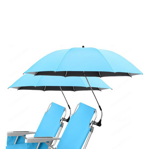 Custom Umbrella with Universal Clamp Portable Patio Chair Beach Chair Stroller Sport Chair Wheelchair