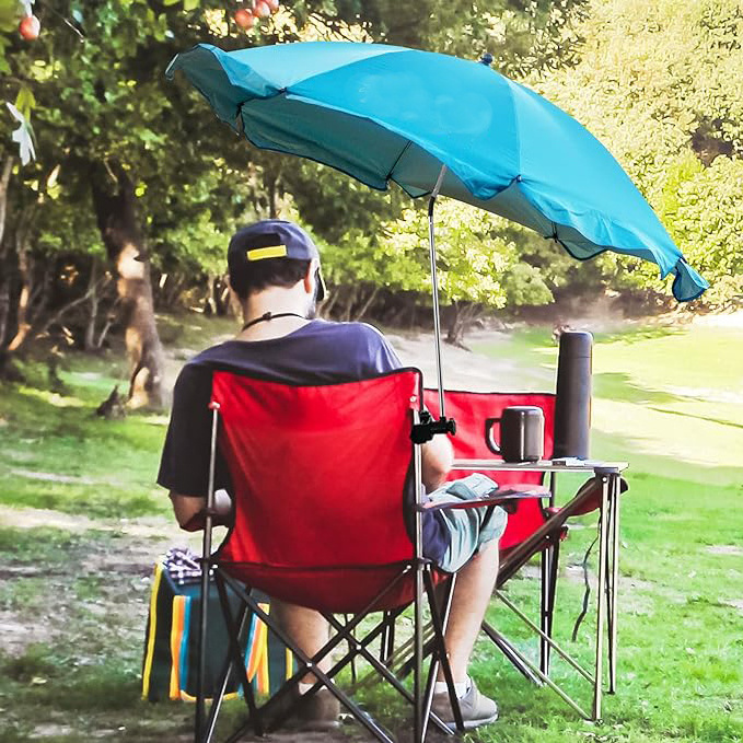 Hiking Backpacking Sun Umbrella Custom Ultralight and Portable Beach Chair Umbrella