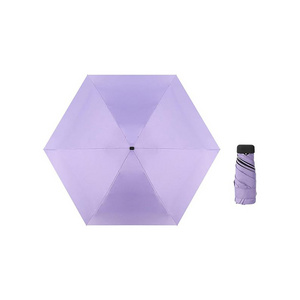 Lightweight Portable Small Mini Umbrellas Foldable Umbrella Logo for Women Men Kids