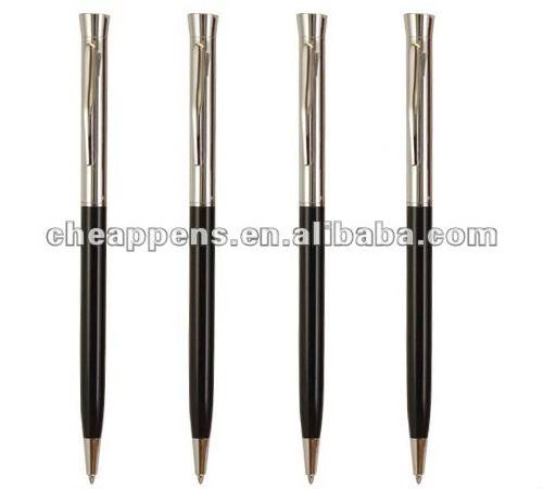 Bonvan business twist ball pens metal ballpoint pen custom logo black ballpen