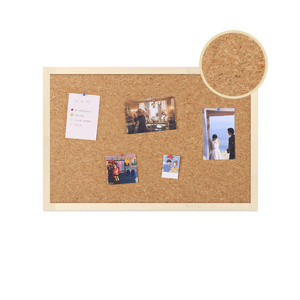 Custom message cork board decorative pin board bulletin board with MDF frame