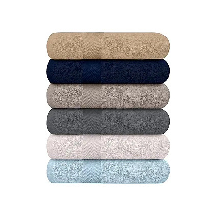 Luxury Bath Towel 100% Cotton Bathroom Towels High Quality Custom Printed Quick Dry Super Soft Face Towel Set