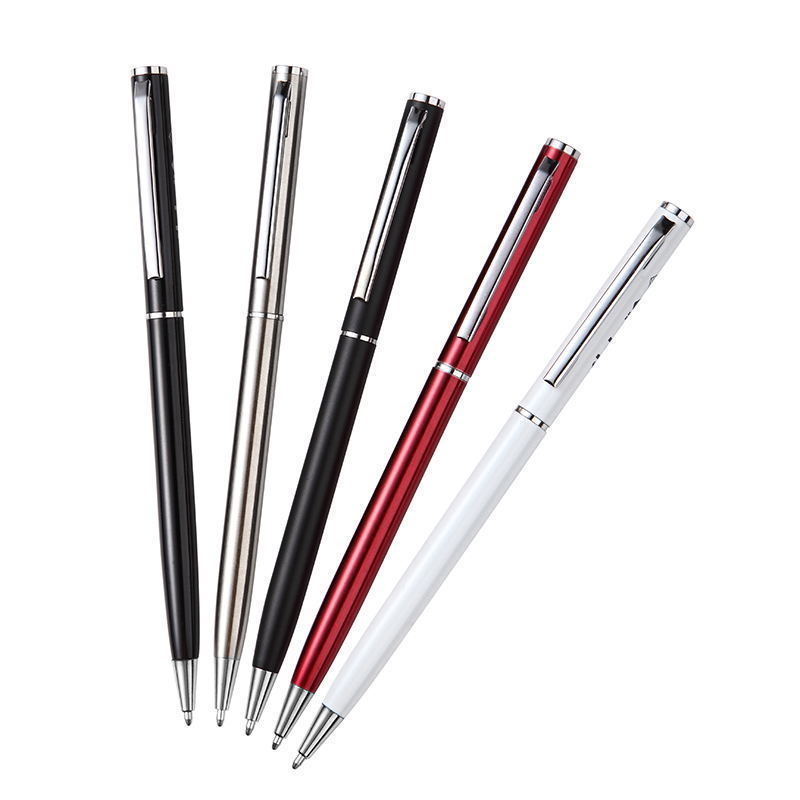 Bonvan business twist ball pens metal ballpoint pen custom logo black ballpen