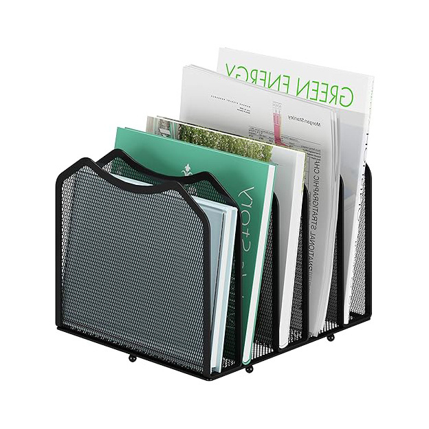 Desk Organizer Desktop Metal Mesh File Holder for Letter Paper Business Card Document Notepad Envelope