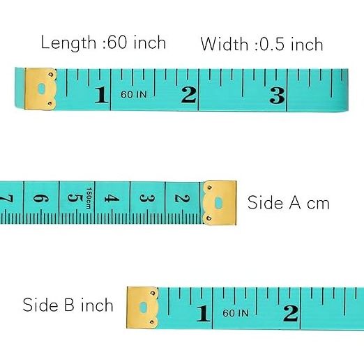 Soft Tape Measure Double Scale Body Sewing Flexible Ruler with Custom Logo